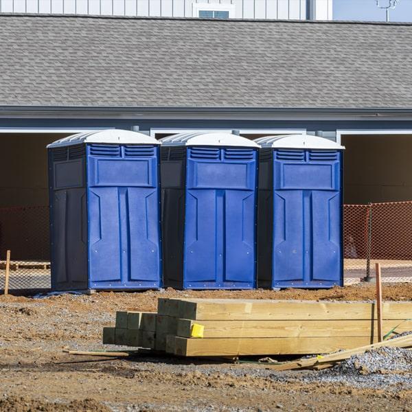 construction site porta potties offers delivery and pickup services for all of our portable restrooms